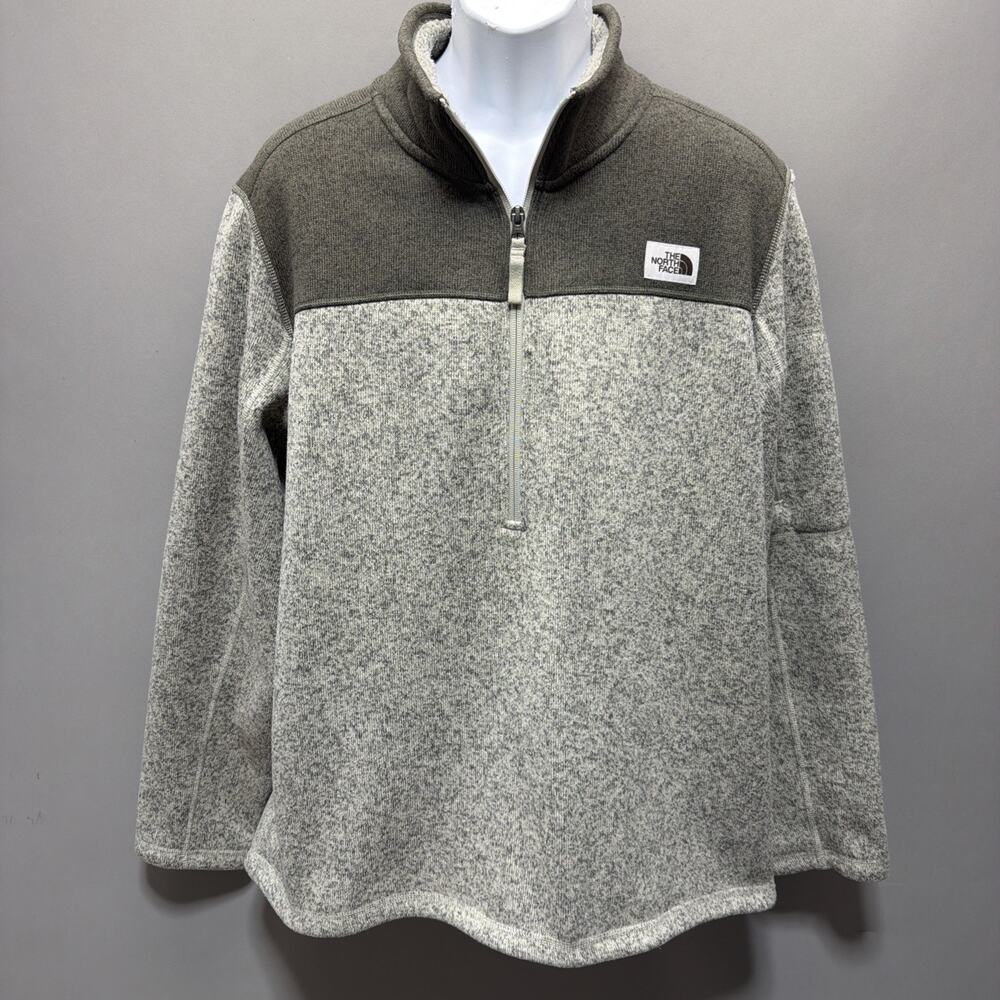 THE NORTH FACE Mens XL Gordon Lyons Fleece 1/4 Zip Pullover Outdoor Hiking Trail